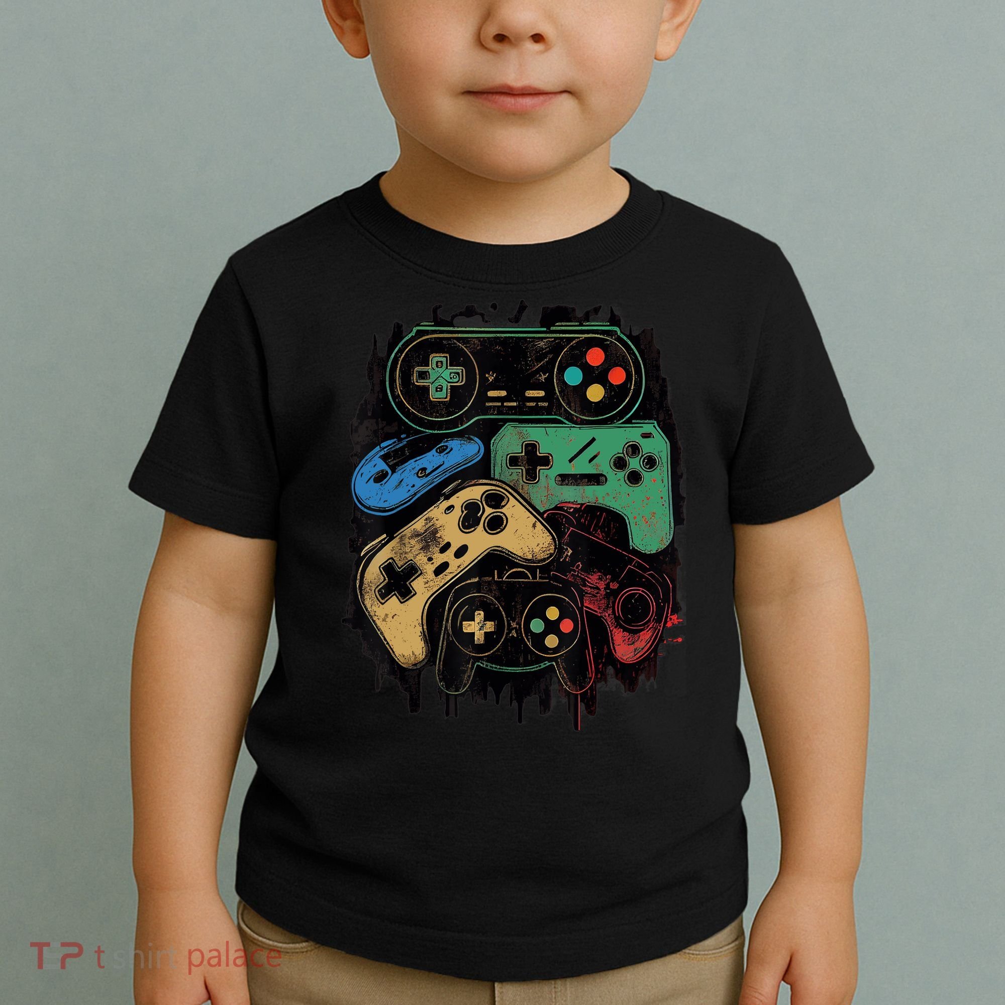 Control All The Things Video Game Controller Gamer Graphic Toddler T-Shirt