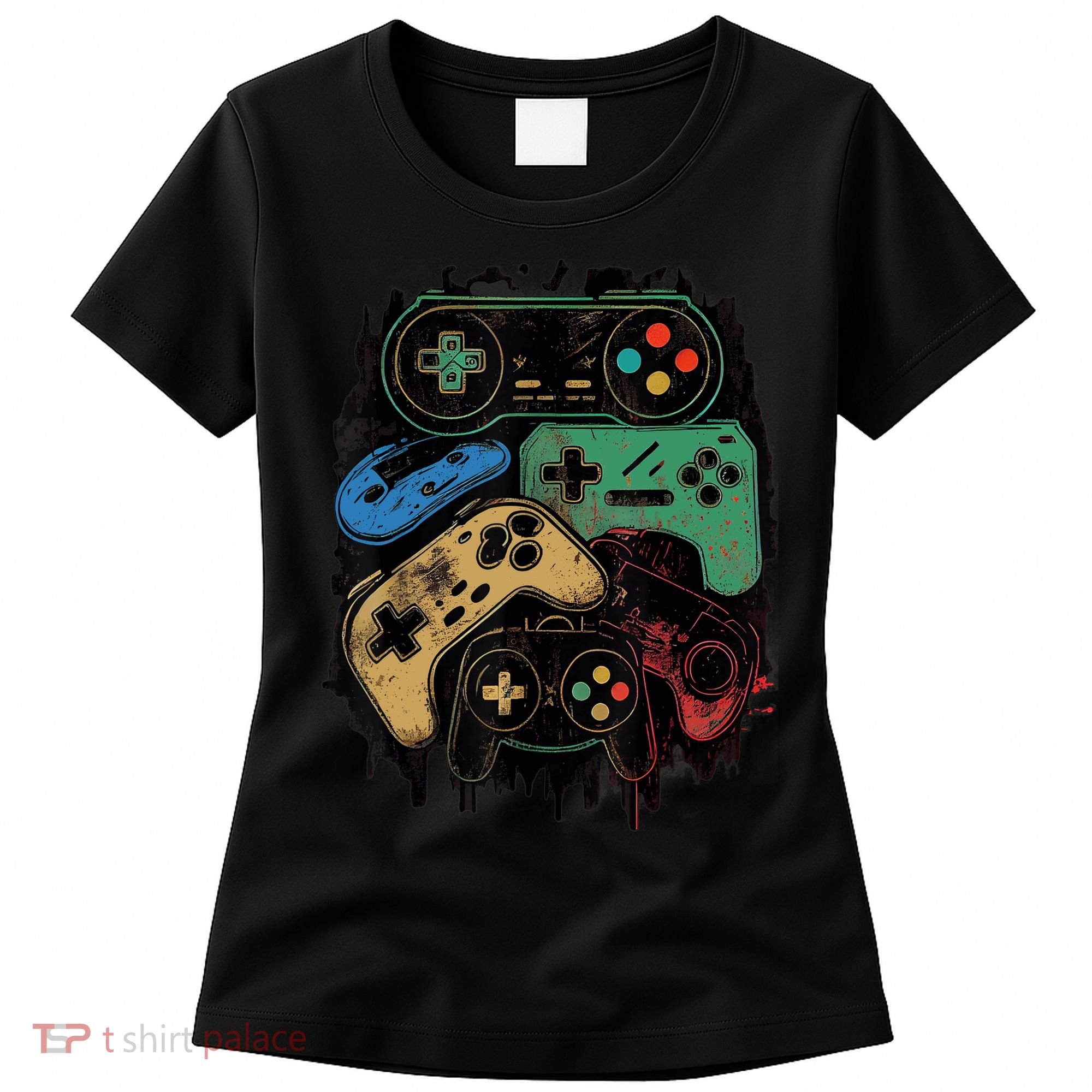 Control All The Things Video Game Controller Gamer Graphic Women's T-Shirt