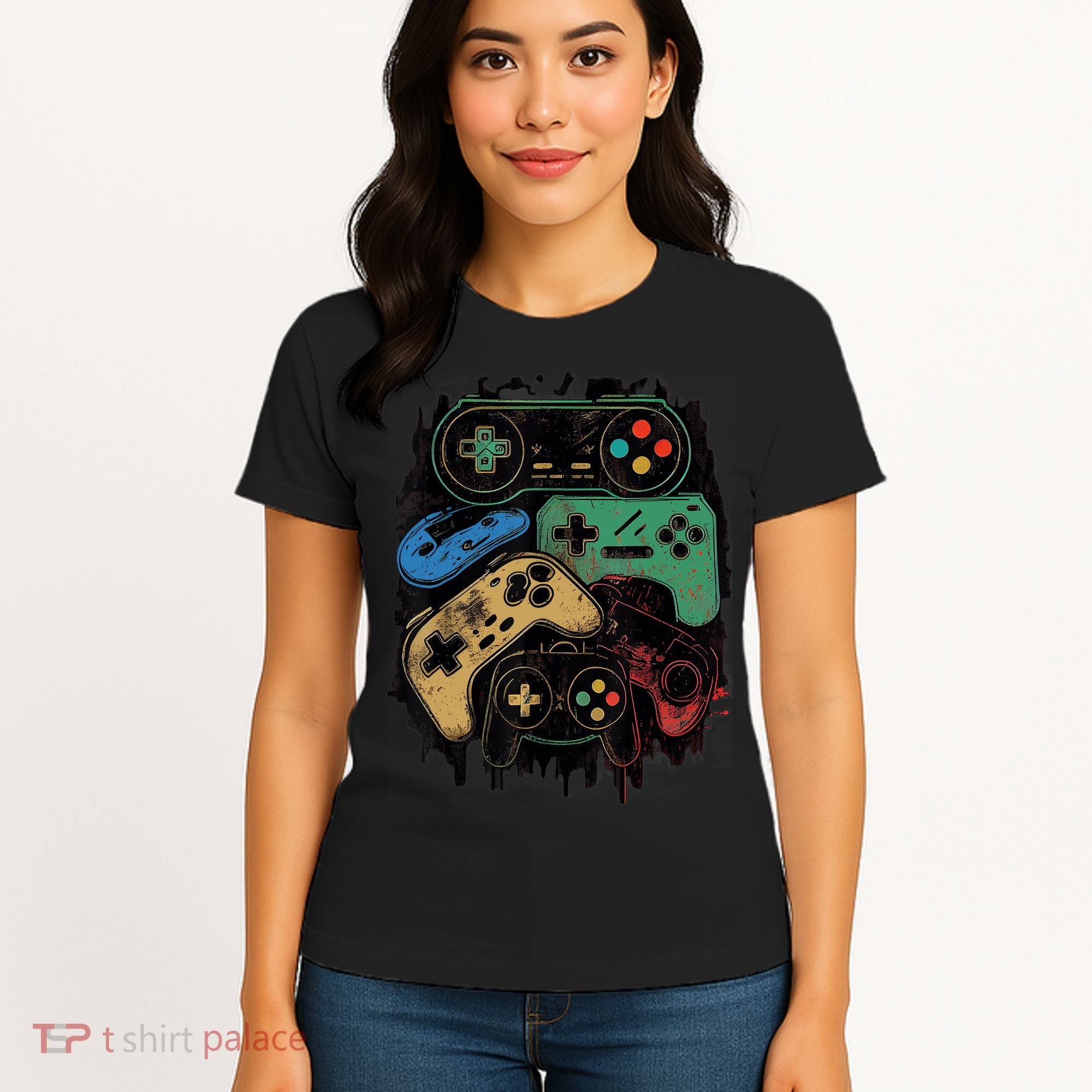 Control All The Things Video Game Controller Gamer Graphic Women's T-Shirt