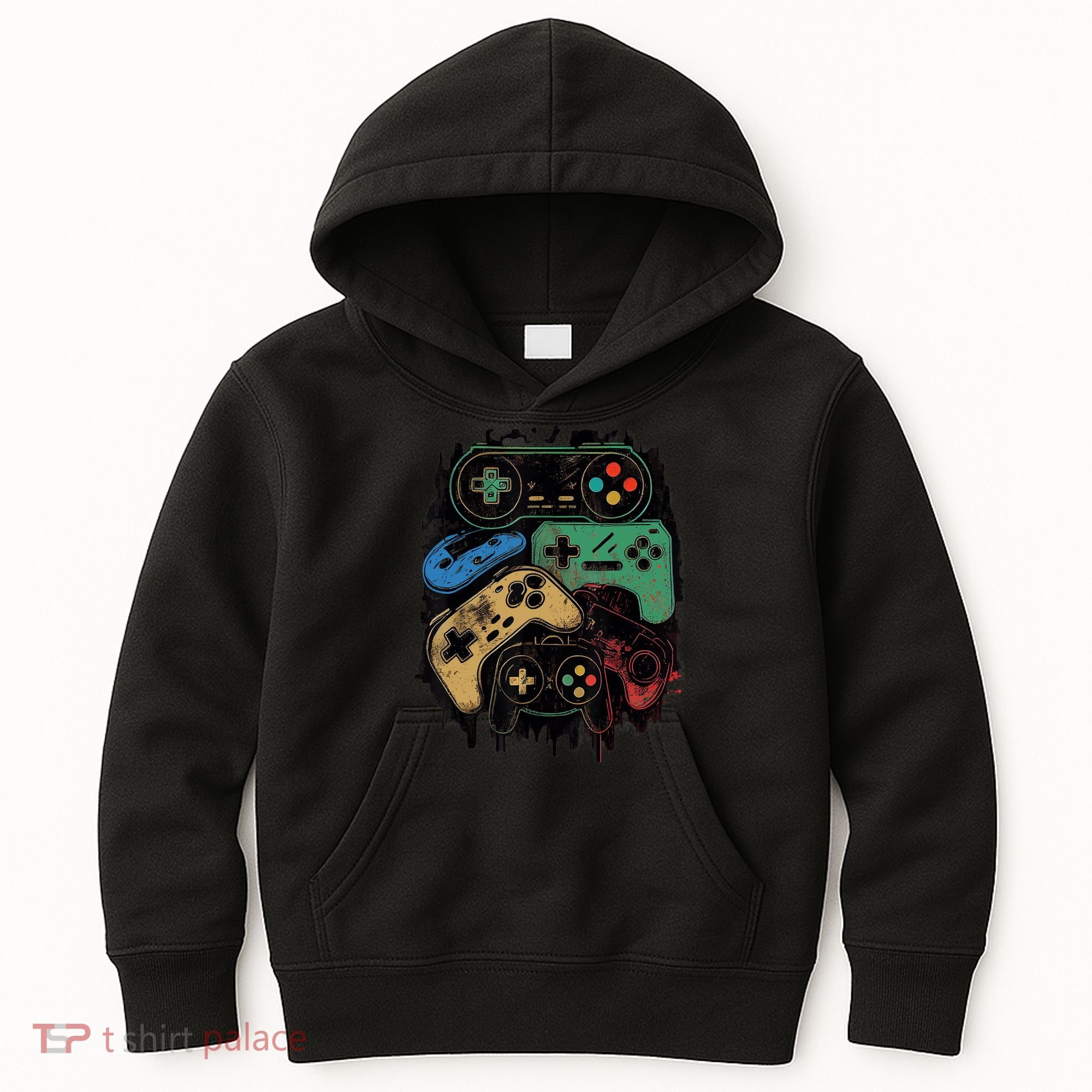 Control All The Things Video Game Controller Gamer Graphic Kids Hoodie
