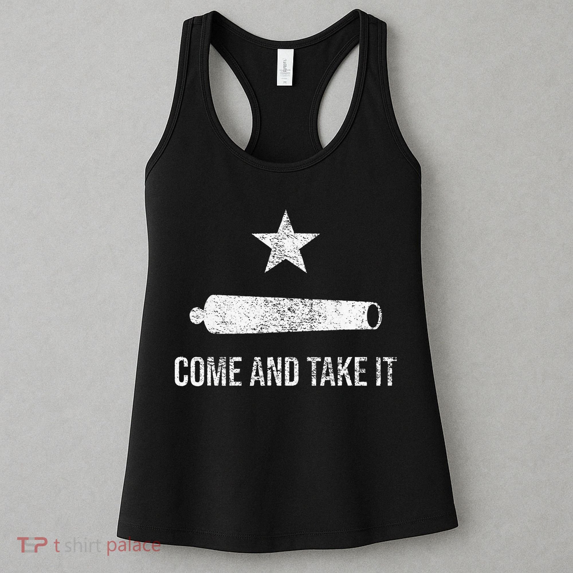 COME AND TAKE IT FLAG TEXAS PRIDE GONZALES CANNON Women's Tank Top