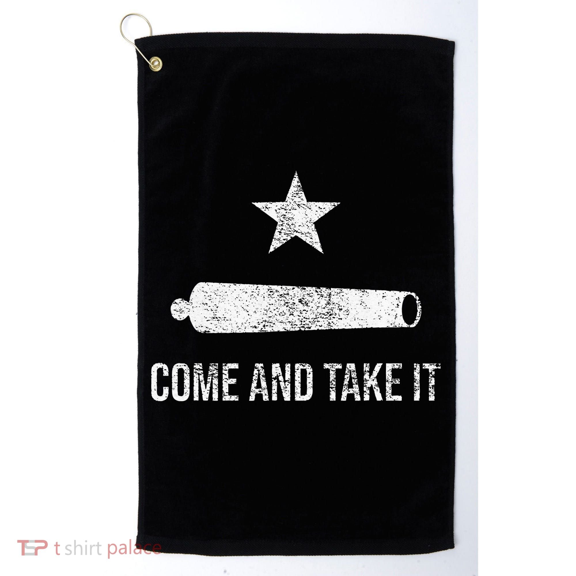 COME AND TAKE IT FLAG TEXAS PRIDE GONZALES CANNON Golf Towel