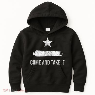 COME AND TAKE IT FLAG TEXAS PRIDE GONZALES CANNON Kids Hoodie