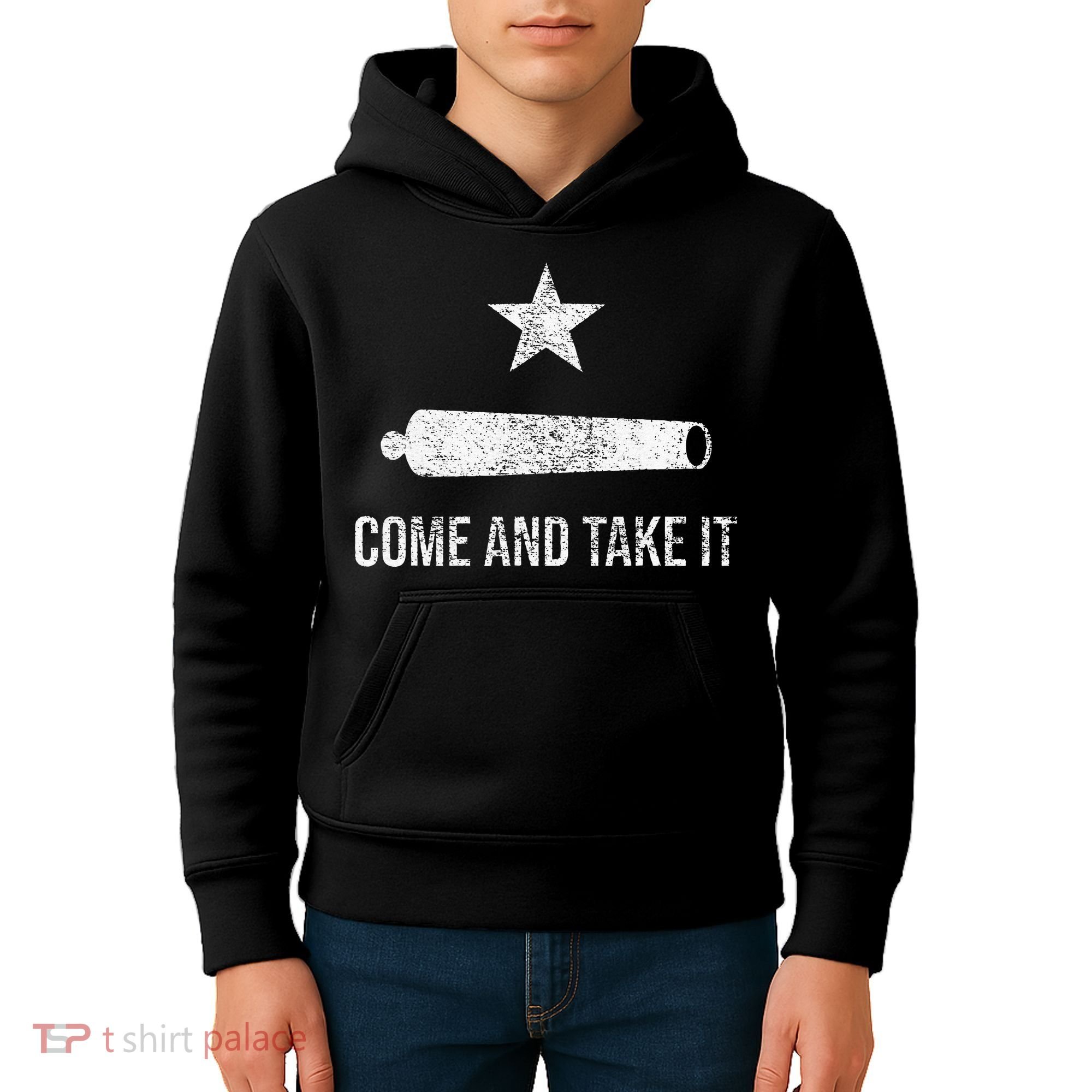 COME AND TAKE IT FLAG TEXAS PRIDE GONZALES CANNON Kids Hoodie
