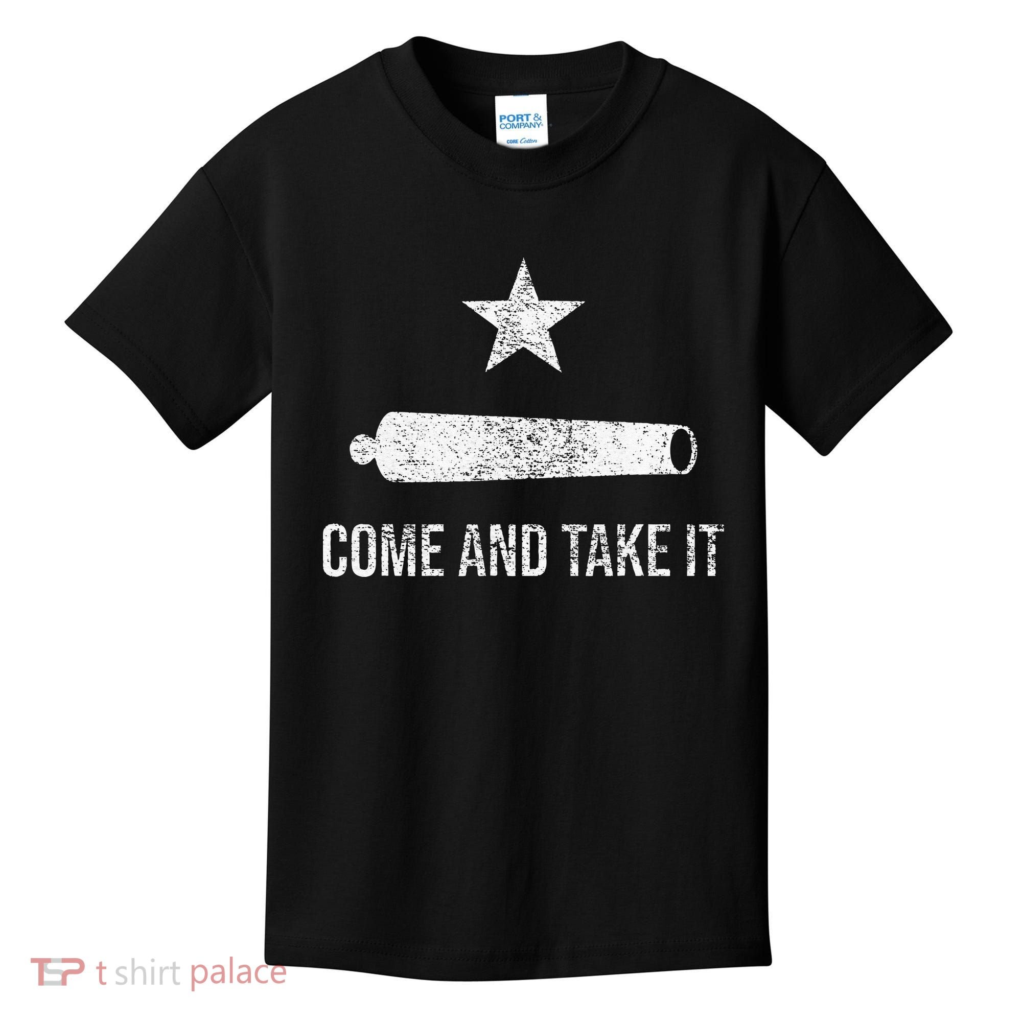 COME AND TAKE IT FLAG TEXAS PRIDE GONZALES CANNON Kids T-Shirt