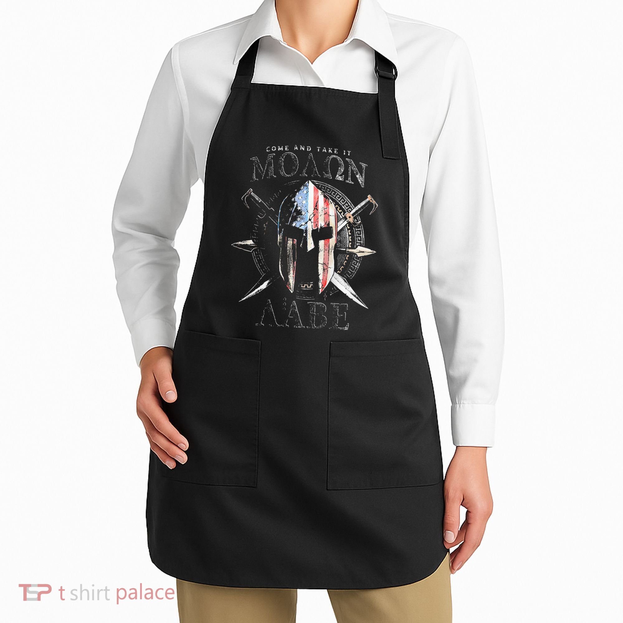 Come And Take It Molon Labe 2nd Amendment Apron