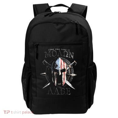 Come And Take It Molon Labe 2nd Amendment Backpack