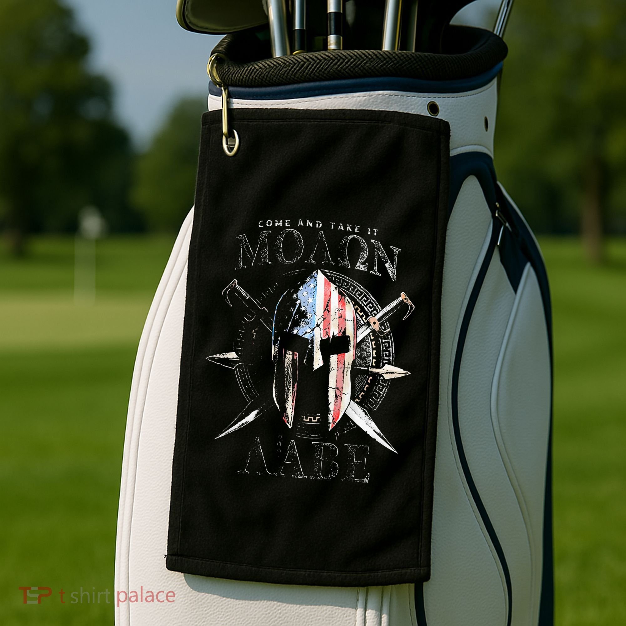 Come And Take It Molon Labe 2nd Amendment Golf Towel