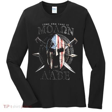 Come And Take It Molon Labe 2nd Amendment Women's Long Sleeve Shirt