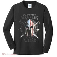 Come And Take It Molon Labe 2nd Amendment Kids Long Sleeve Shirt thumb 0