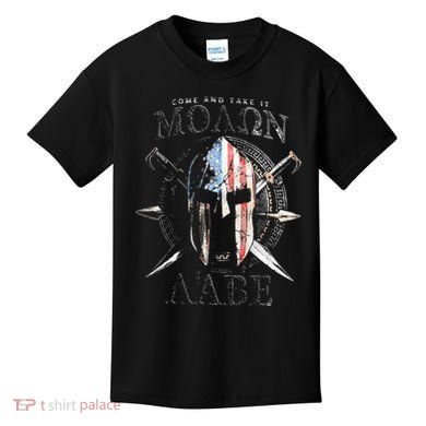 Come And Take It Molon Labe 2nd Amendment Kids T-Shirt