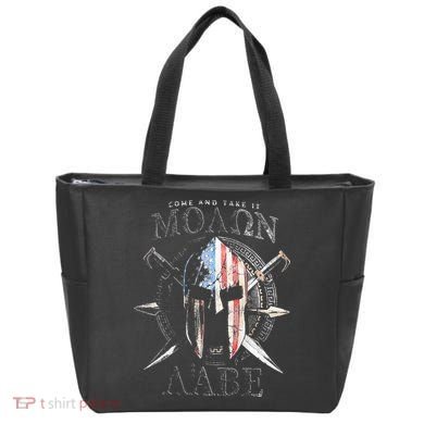 Come And Take It Molon Labe 2nd Amendment Tote Bag
