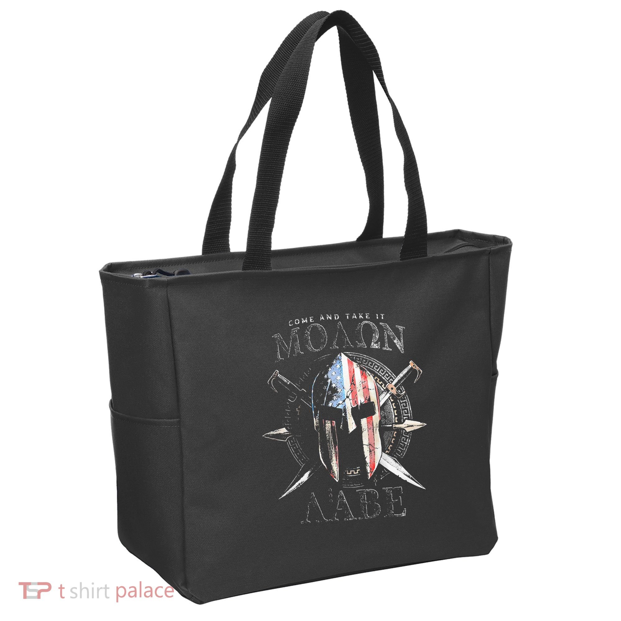 Come And Take It Molon Labe 2nd Amendment Tote Bag