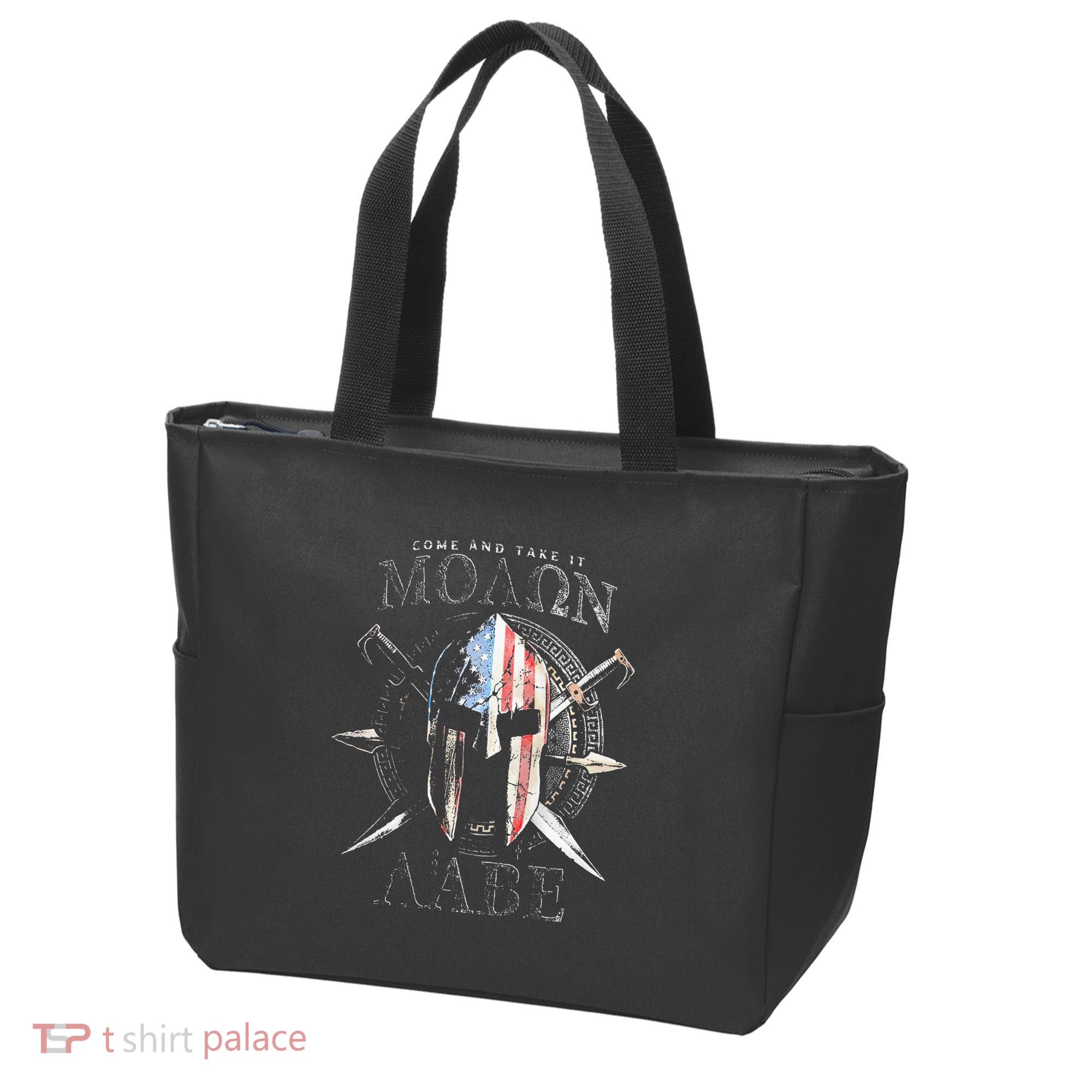 Come And Take It Molon Labe 2nd Amendment Tote Bag