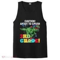 Caution! About To Crush 3Rd Grade! Graduate Funny Gift PosiCharge Competitor Tank thumb 0