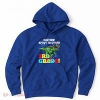 Caution! About To Crush 3Rd Grade! Graduate Funny Gift Hoodie thumb 0