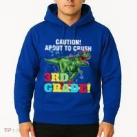 Caution! About To Crush 3Rd Grade! Graduate Funny Gift Hoodie thumb 2