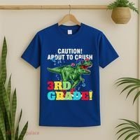 Caution! About To Crush 3Rd Grade! Graduate Funny Gift T-Shirt thumb 2