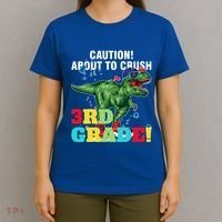 Caution! About To Crush 3Rd Grade! Graduate Funny Gift T-Shirt thumb 4