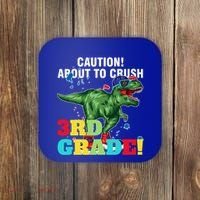 Caution! About To Crush 3Rd Grade! Graduate Funny Gift Coaster thumb 0