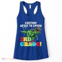 Caution! About To Crush 3Rd Grade! Graduate Funny Gift Women's Tank Top thumb 0