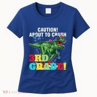 Caution! About To Crush 3Rd Grade! Graduate Funny Gift Women's T-Shirt thumb 0