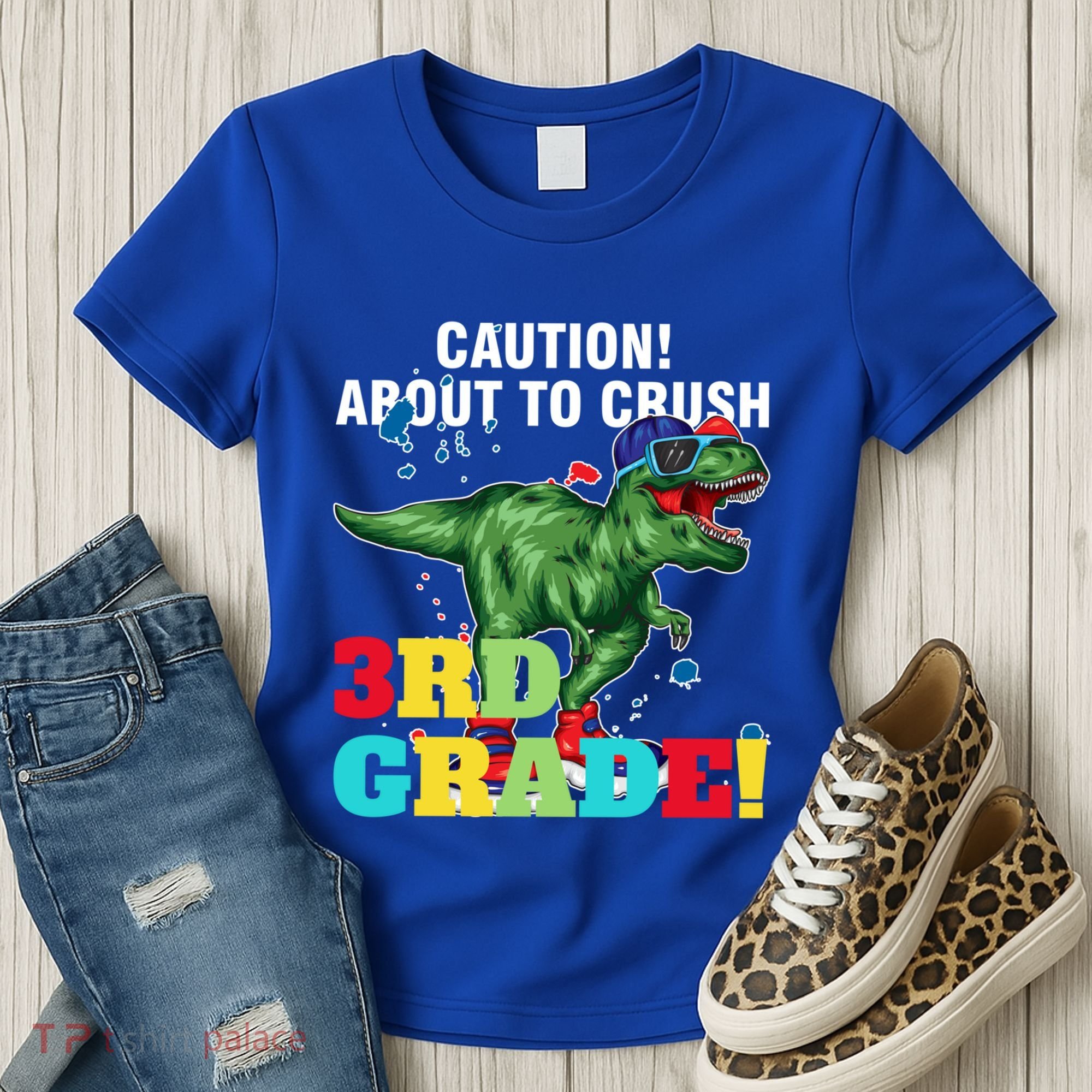Caution! About To Crush 3Rd Grade! Graduate Funny Gift Women's T-Shirt