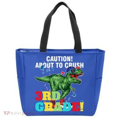 Caution! About To Crush 3Rd Grade! Graduate Funny Gift Tote Bag