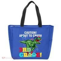 Caution! About To Crush 3Rd Grade! Graduate Funny Gift Tote Bag thumb 0