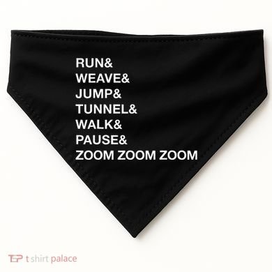 Canine Agility Trial Obstacle Course Fun Dog Agility USA-Made Doggie Bandana