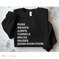 Canine Agility Trial Obstacle Course Fun Dog Agility Sweatshirt thumb 2