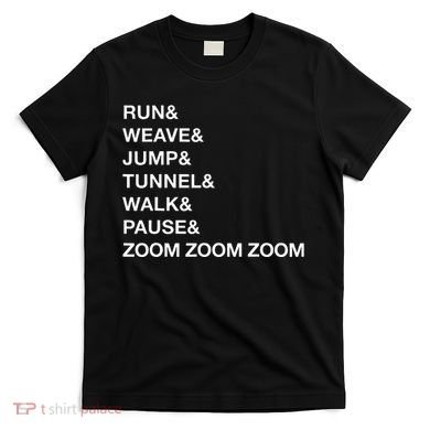 Canine Agility Trial Obstacle Course Fun Dog Agility T-Shirt