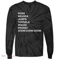 Canine Agility Trial Obstacle Course Fun Dog Agility Tie-Dye Long Sleeve Shirt thumb 0