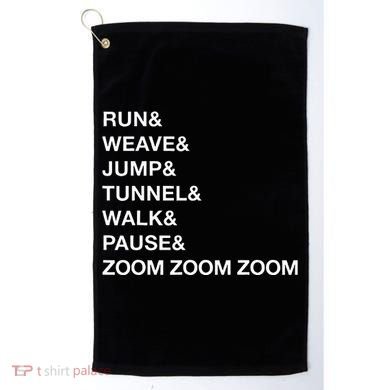 Canine Agility Trial Obstacle Course Fun Dog Agility Golf Towel