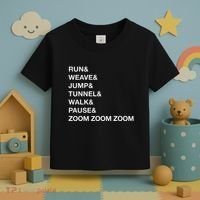 Canine Agility Trial Obstacle Course Fun Dog Agility Toddler T-Shirt thumb 3