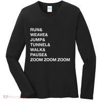 Canine Agility Trial Obstacle Course Fun Dog Agility Women's Long Sleeve Shirt thumb 0