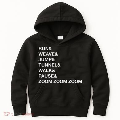 Canine Agility Trial Obstacle Course Fun Dog Agility Kids Hoodie