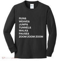 Canine Agility Trial Obstacle Course Fun Dog Agility Kids Long Sleeve Shirt thumb 0