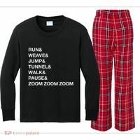 Canine Agility Trial Obstacle Course Fun Dog Agility Kids Long Sleeve Plaid Pajama Set thumb 0