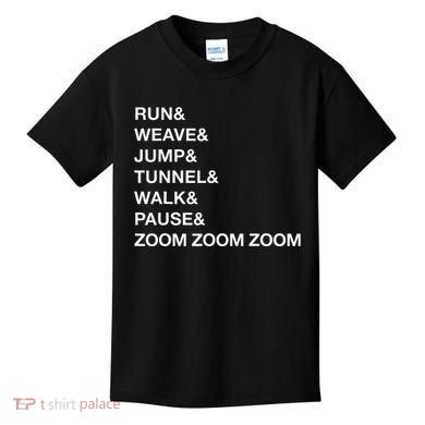Canine Agility Trial Obstacle Course Fun Dog Agility Kids T-Shirt