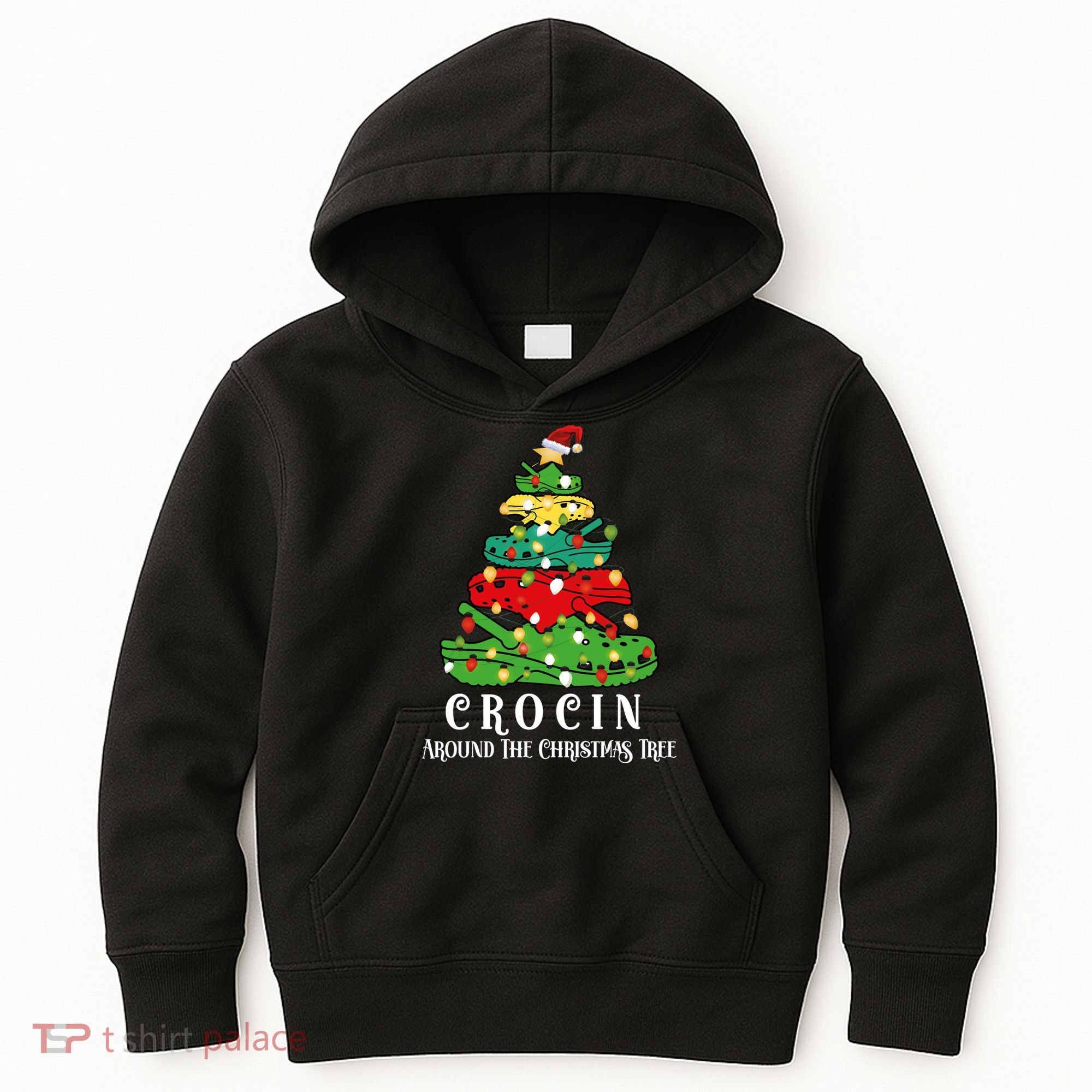Crocin Around The Christmas Tree Essential Kids Hoodie