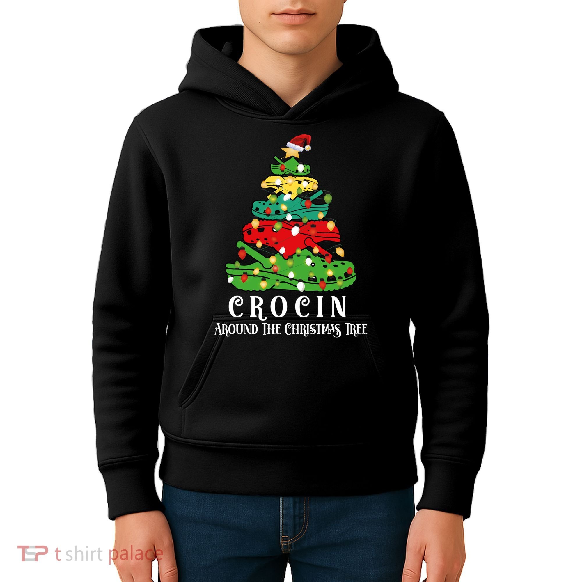 Crocin Around The Christmas Tree Essential Kids Hoodie