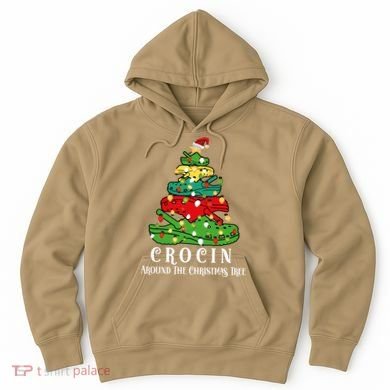 Crocin Around The Christmas Tree Essential Hoodie