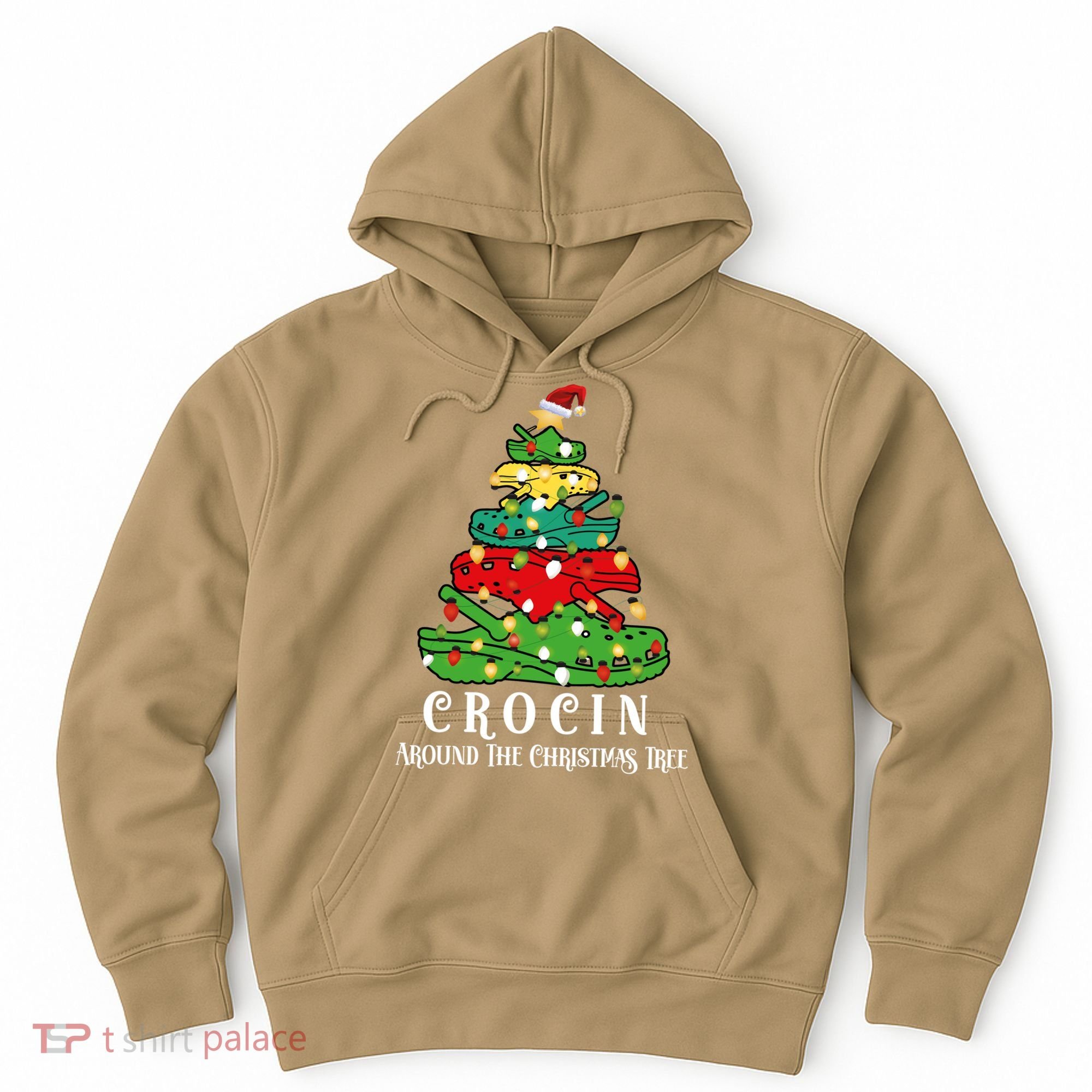 Crocin Around The Christmas Tree Essential Hoodie