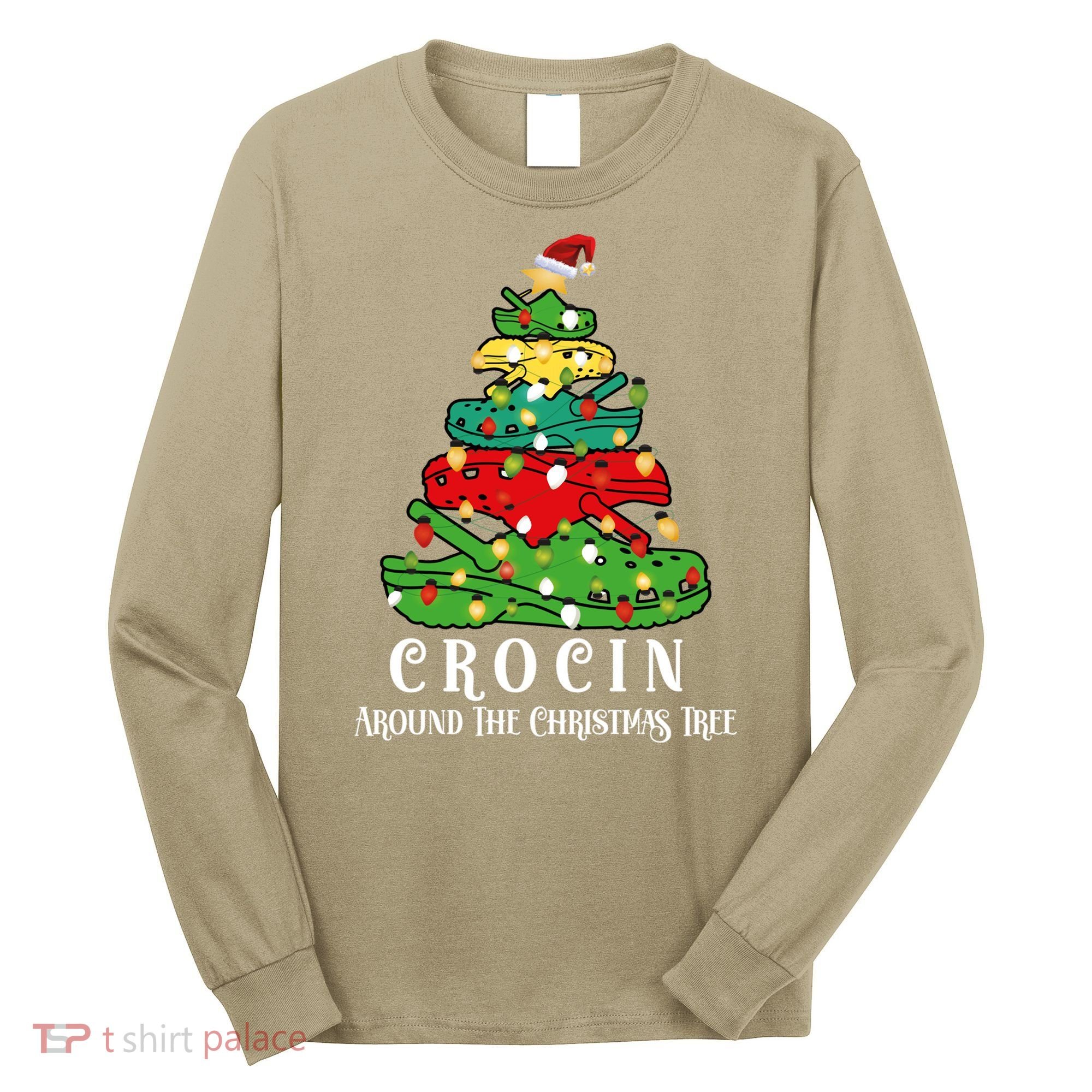 Crocin Around The Christmas Tree Essential Long Sleeve Shirt