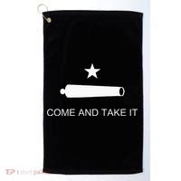 Come And Take It Battle Of Gonzales Texas Golf Towel thumb 0