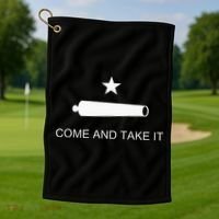 Come And Take It Battle Of Gonzales Texas Golf Towel thumb 1