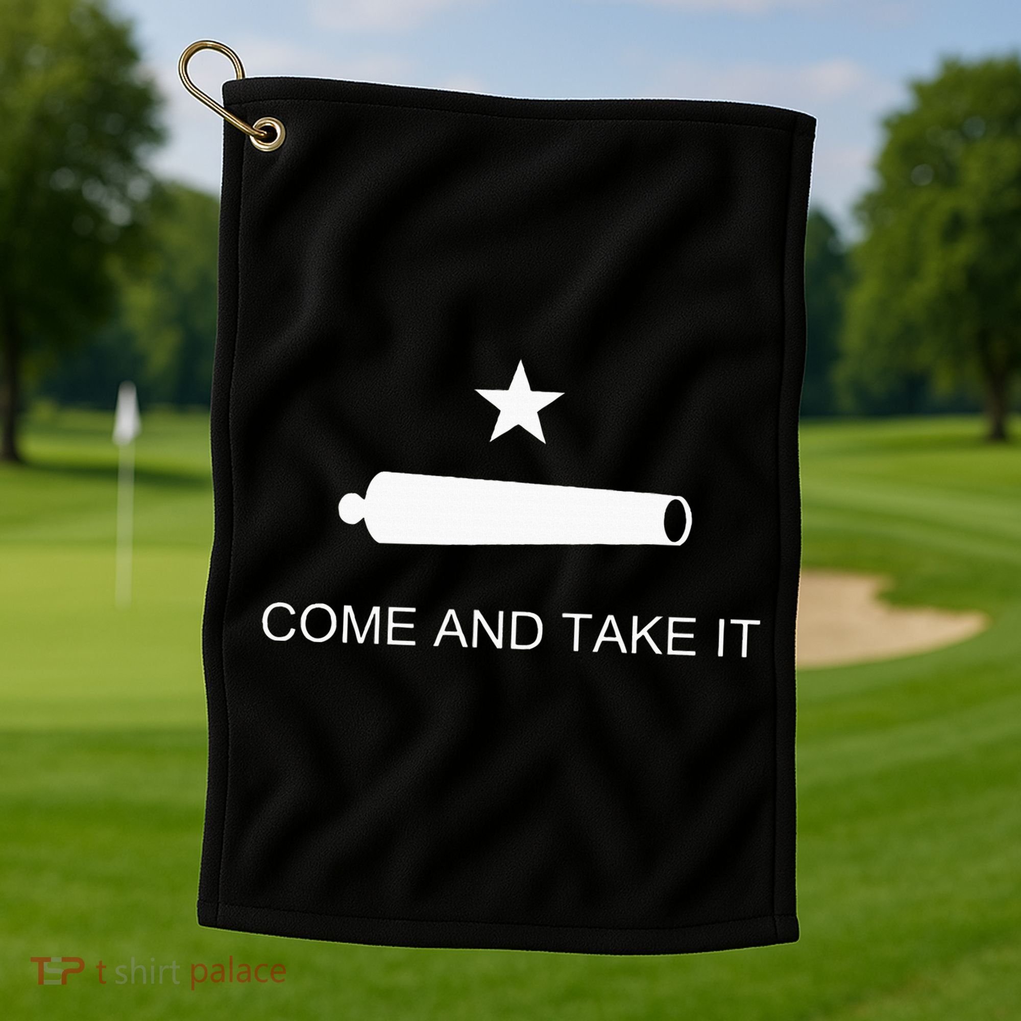 Come And Take It Battle Of Gonzales Texas Golf Towel