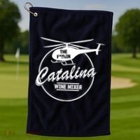Catalina Wine Mixer Golf Towel thumb 1