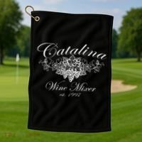 Cataline Wine Mixer Golf Towel thumb 1